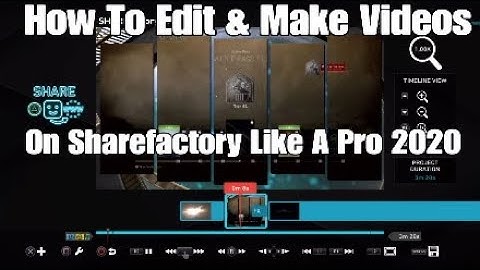 How to use SHAREFACTORY 2020! (Everything you need to know to edit like a Pro)