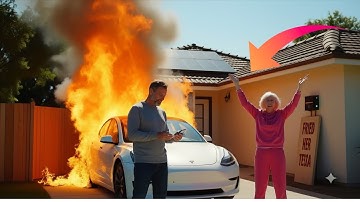 HOA KAREN KEPT PLUGGING TESLA INTO MY SOLAR GRID — SO I SET THE VOLTAGE TO MAXIMUM AND WATCHED