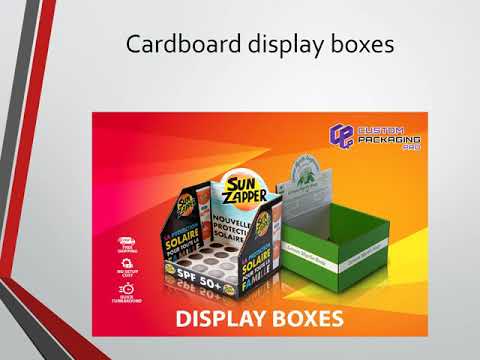 Counter Display Boxes | Display Packaging Boxes | Custom Display Box