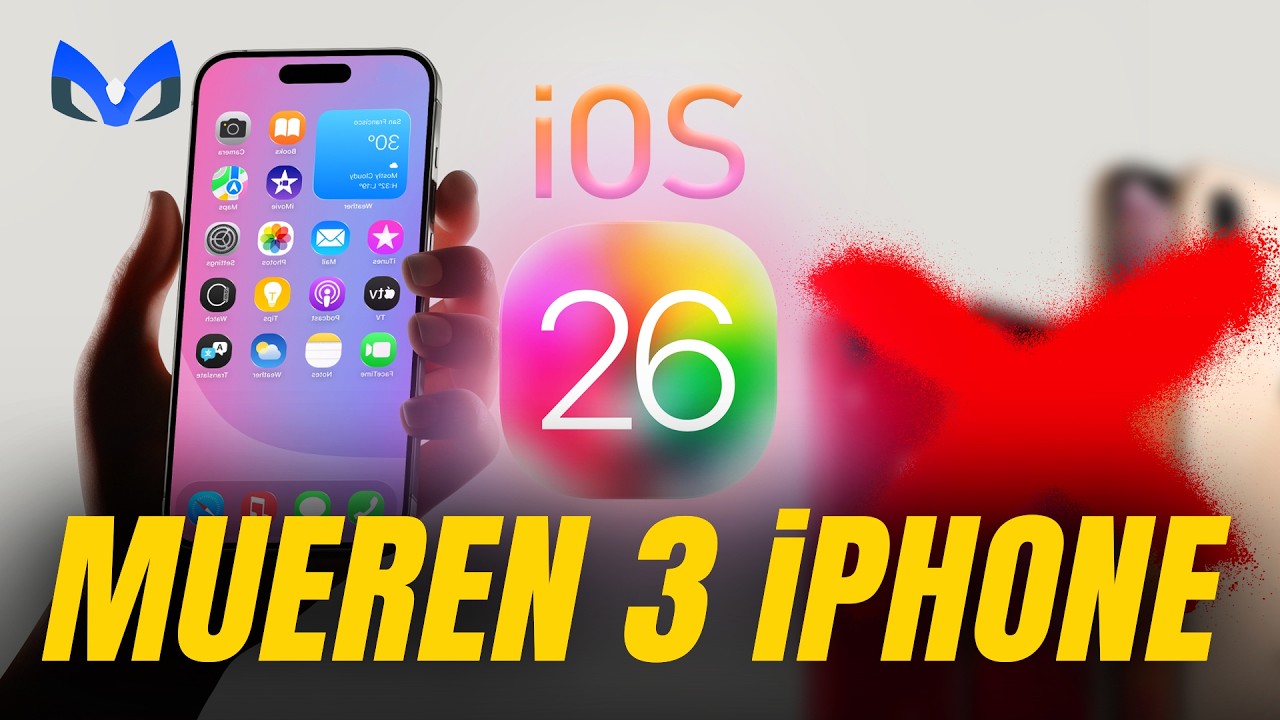 Lista de iPhones que tendrán iOS 26 este año - YouTube