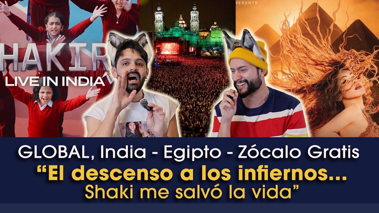 El tour llega a India 🇮🇳 y Egipto 🇪🇬| Gratis en el Zócalo de CDMX | Tus ShakiTherians de confianza 🐺