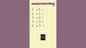 Remember your basic times tables? #math #shorts