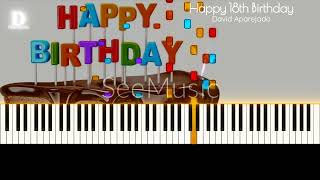 Happy 18th Birthday - Solo Piano