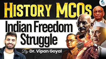 Indian Freedom Struggle MCQs | Indian National Movement MCQs | Modern History MCQs by Dr Vipan Goyal
