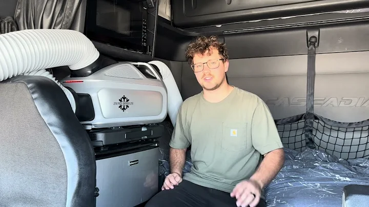 How to Set Up the ZERO BREEZE Mark 3 Portable A/C in your Semi-Truck