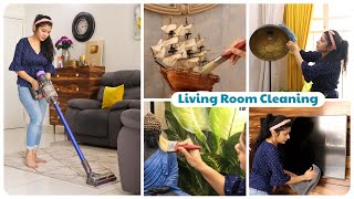 Living Room Cleaning With Dyson V11 Vacuum Cleaner  | हॉल , पंखा , टीवी , शो पीसेस,  इत्यादि की सफ़ाई