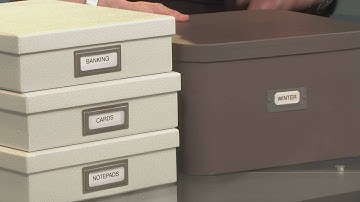 Getting organized with a label maker