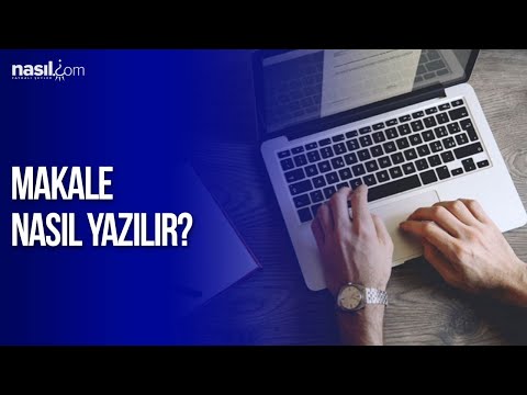 Video: Makaleler Nasıl Tanımlanır