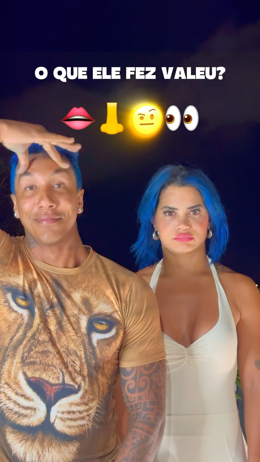 Valeu ou não? Diga-me nos comentários!​⁠@mayca.brasil #challenge #couple #funny #shorts #short