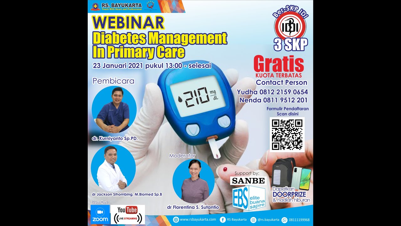 WEBINAR DIABETES MANAGEMENT IN PRIMARY CARE YouTube