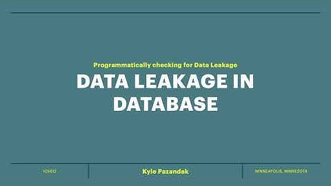 Detecting data Leakage in MySQL with Regular Expressions