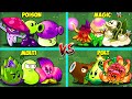 4 Team POISON x MAGIC x MULTI x PULT - Who Will Win? - PvZ 2 Team Plant Battlez