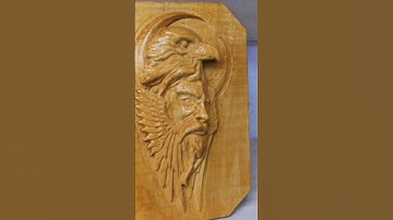3D carving on CNC router #cncrouterproject #openbuilds #woodworking #cncrouter