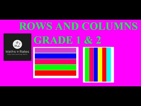 Rows and Columns | Grade 1 & 2