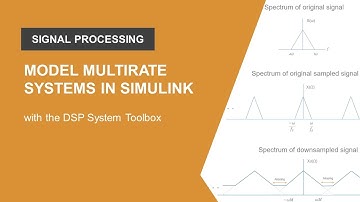 Model Multirate Systems in Simulink with DSP System Toolbox