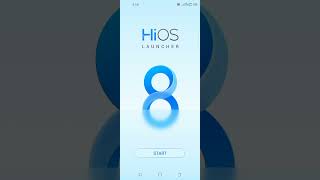 На экране телефона hios launcher 13