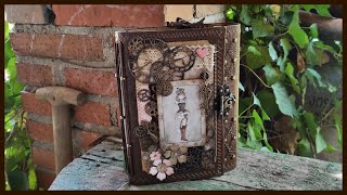 MIDORI-AGENDA STEAMPUNK PASO A PASO / DT @NuriaScrapandTips