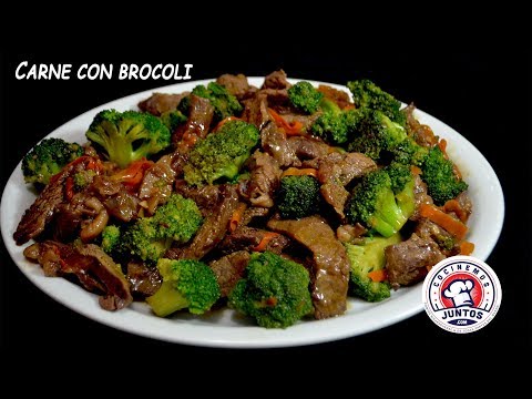 Video: Cómo Freír Carne Con Brócoli Y Castañas