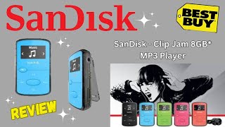 SanDisk - Clip Jam 8GB* MP3 Player Review🎵Music Storage and Player #mp3 #review #playlist