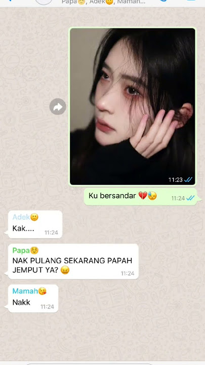 tak mau kehilangan? | #pov #sad #fakechat | ib? beranda