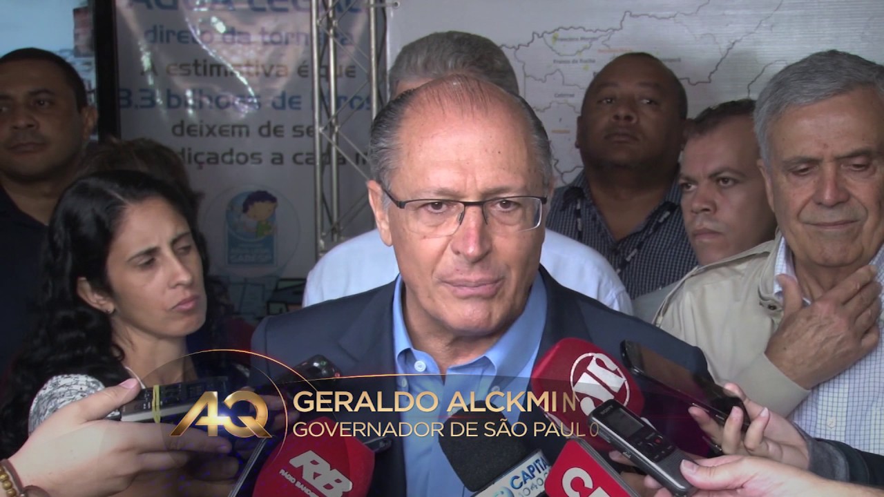 GOV,. ALCKMIN E SABESP ANUNCIAM PLANO CONTRA DESPERDÍCIO DE AGUA. VEJA NO ALTA QUALIDADE jornalismo verdade