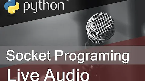How to send and receive live audio using socket programming in Python