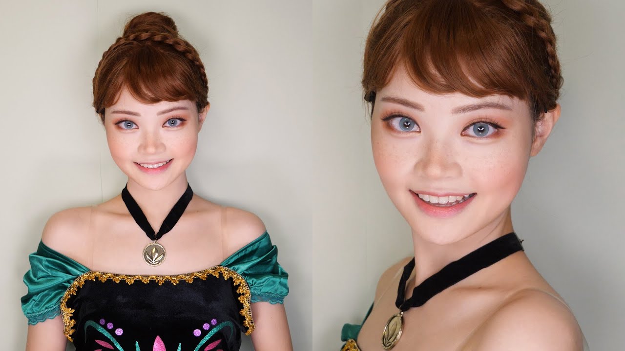 ENG)Disney 겨울왕국 안나 메이크업 Frozen Anna makeup/대관식 Coronation/Korean