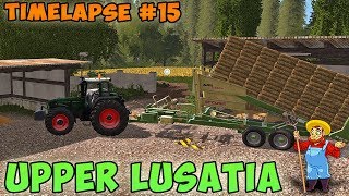 FS 17 | Upper Lusatia Oberlausitz with Seasons | Timelapse #15 | Selling straw, harvest canola