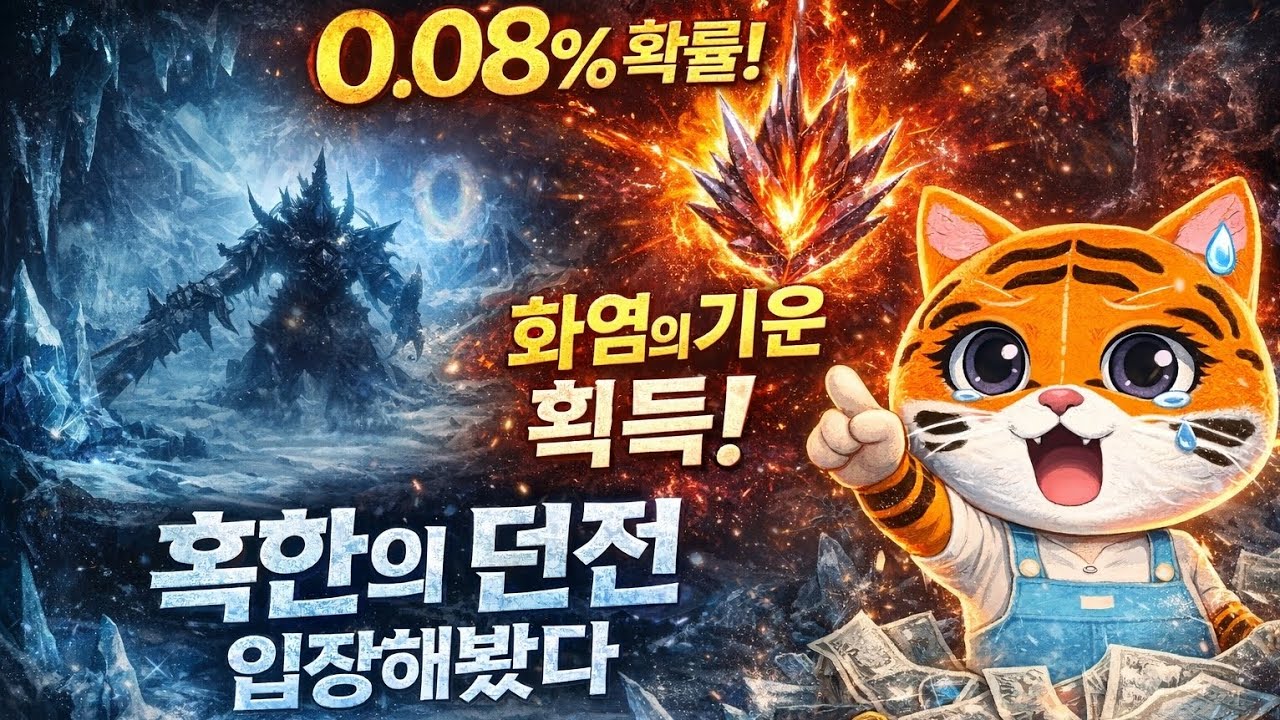 0.08% 확률 실화냐… 화염의 기운 먹고 혹한의 던전 직접 가봤습니다 《리니지w》 - YouTube