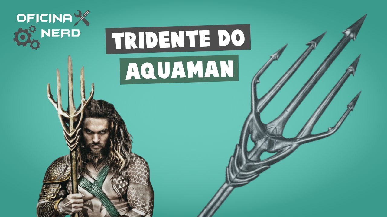 Como Fazer O Tridente Do Aquaman Versão Liga Da Justiça Oficina