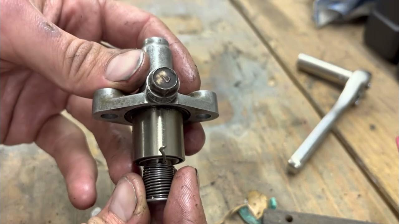 Setting the Timing Chain Tensioner on a Kawasaki Bayou YouTube