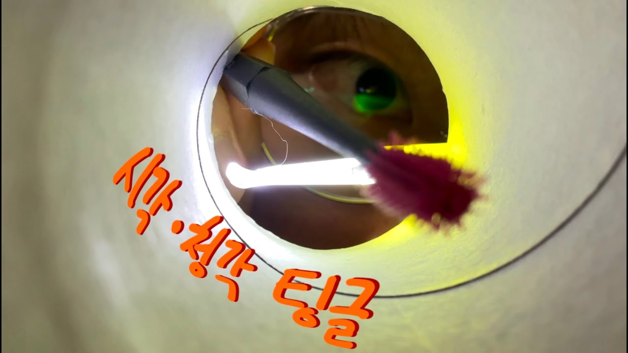 고막시점 귀파기? 시각적 팅글 ASMR-마루