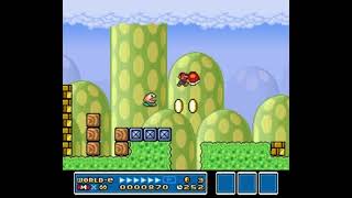 SMB3 for Super Mario All-Stars Custom Level #606 - SMB3 with Super Bros. World 1-2