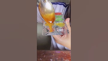 Cách ăn kẹo dẻo hay ghê 💡 #shorts #anvat