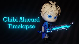 Chibi Alucard 3D Timelapse screenshot 1