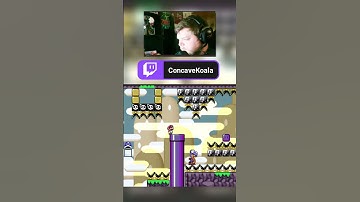 Thank goodness I got that checkpoint! #twitch#twitch #kaizo #kaizomario #smwkaizo #supermarioworld