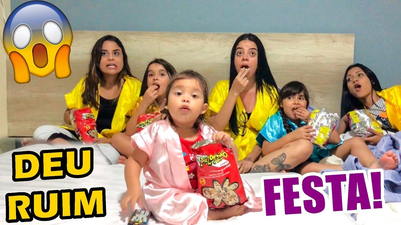 FESTA DO PIJAMA NO HOTEL COM AS AMIGAS !! (DEU RUIM??)
