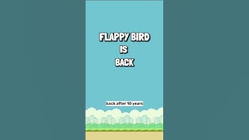 Flappy bird is back after a decade #flappybird #gaming #viralshort