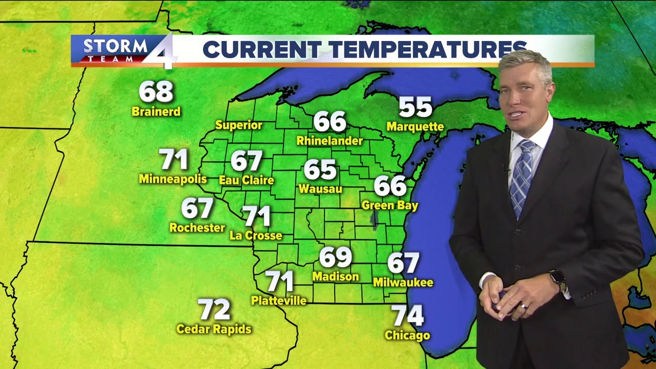 Partly cloudy with patchy fog Wednesday night - YouTube