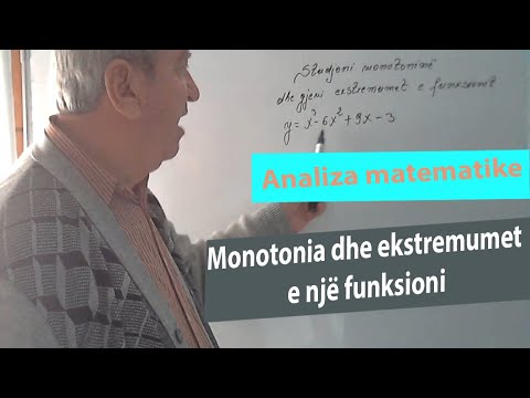 Video: Si Të Gjesh Monotoninë E Një Funksioni