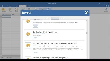 Frequency and descriptive statistics using JAMOVI