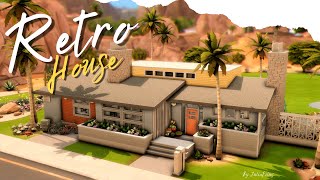 картинка: Ретро дом🌵│Строительство│Retro House│SpeedBuild│NO CC [The Sims 4]