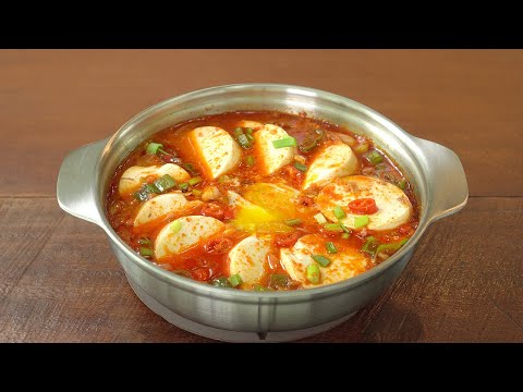           Tuna soft tofu stew, Soondubu Jjigae