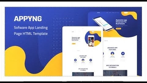 Appyng - App Landing Page HTML Template | Themeforest Templates