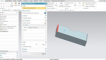 Angular Dimension Synchrounous Modeling Tool NX