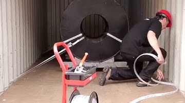 How to apply a Cordstrap Composite Lashing solution using a Manual Tensioner