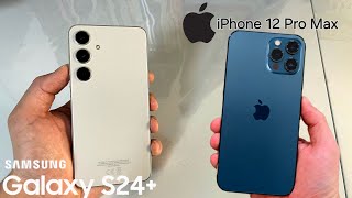 Samsung Galaxy S24+ vs iPhone 12 ProMax Test Speed-Camera Test