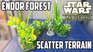 Star Wars Legion Terrain - Endor Forest Scatter