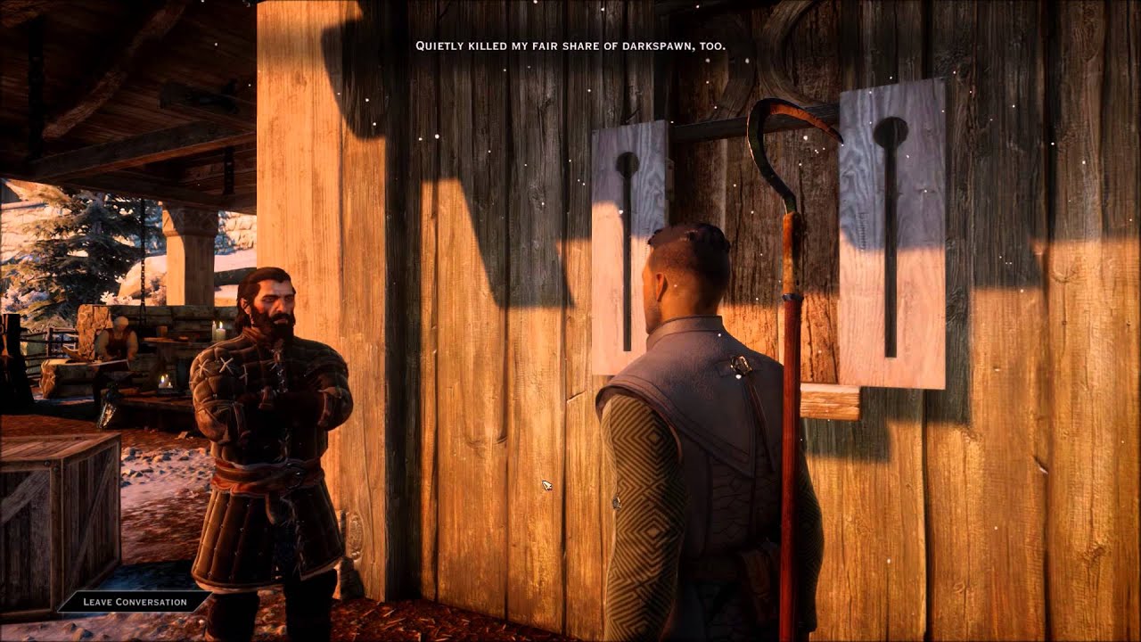 Dragon Age Inquisition Haven Blackwall YouTube