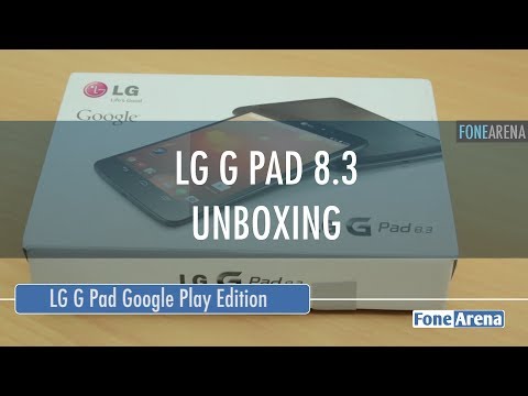 LG G Pad 8.3 Google Play Edition Unboxing